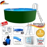 550 x 125 cm Gartenpool Komplettset