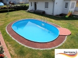 4,5 x 3,0 x 1,50 m Swimmingpool Alu Pool Komplettset