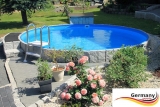 640 x 125 cm Gartenpool Komplettset